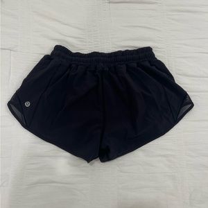 Black hotly hot Lululemon shorts size 4